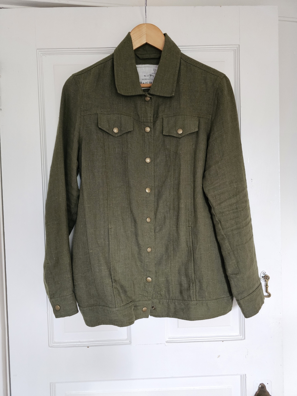 Not Perfect Linen Button Down